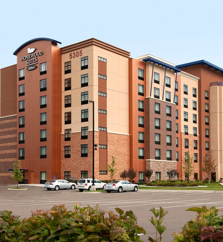 Homewood Suites St. Louis Park Exterior during the Day