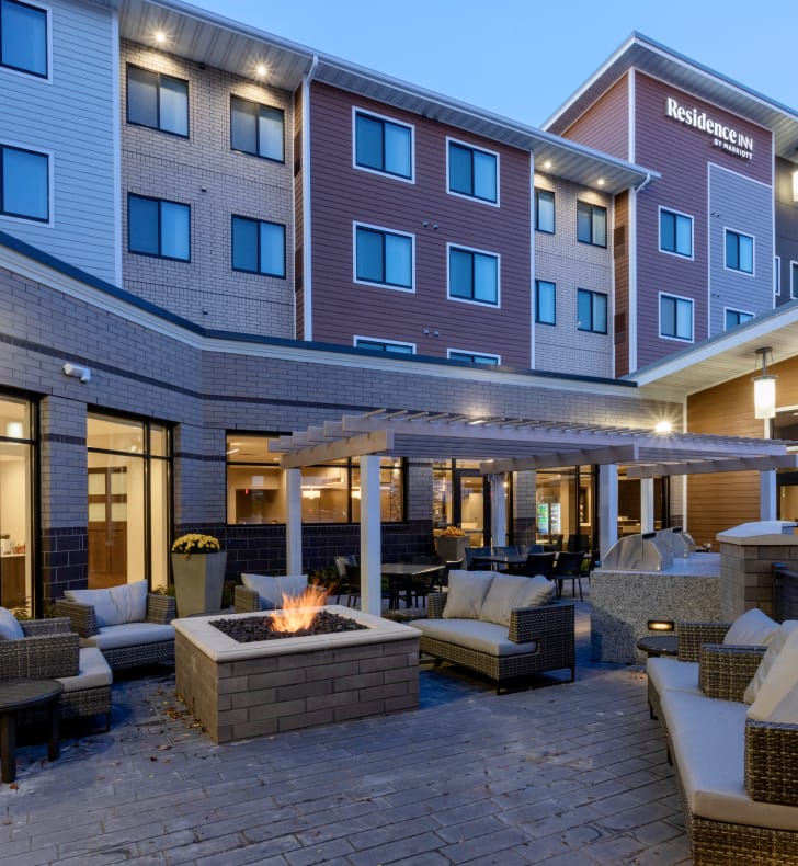 Residence Inn Maple Grove Arbor Lakes Exterior NIght