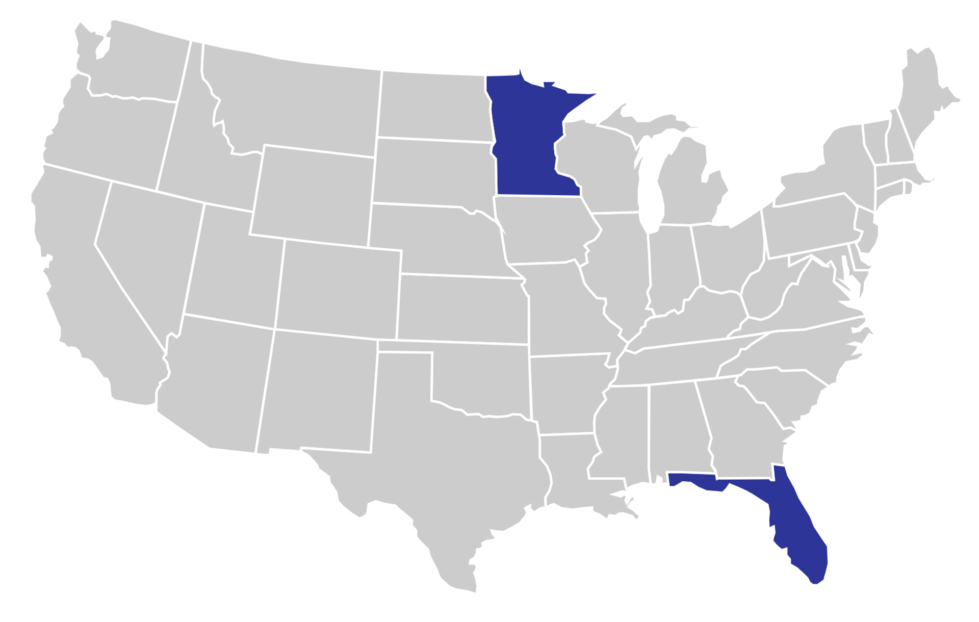 TPI Hospitality USA National Map