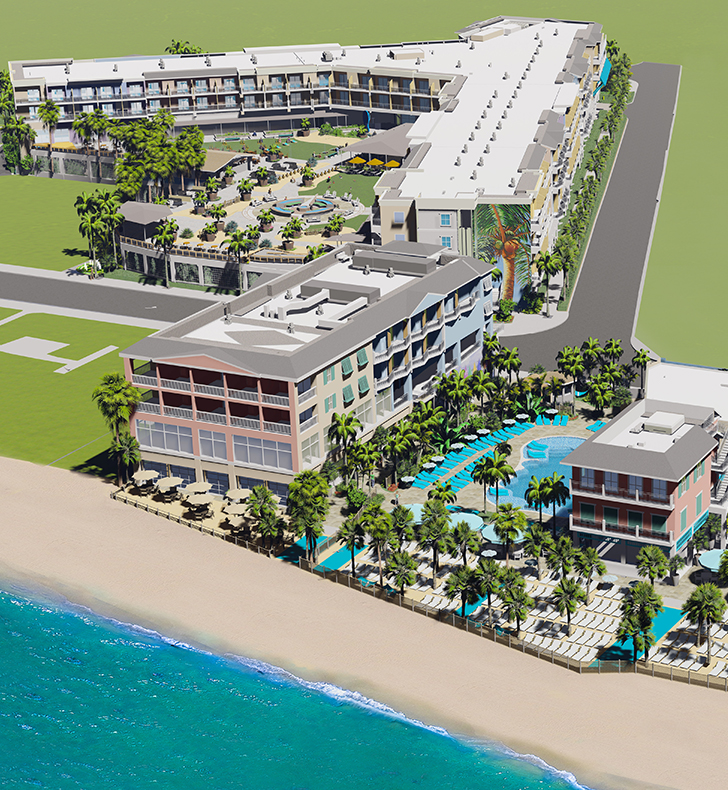 Margaritaville Fort Myers Beach Exterior Rendering