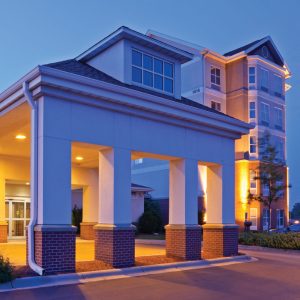 Homewood Suites New Brighton Exterior at Night