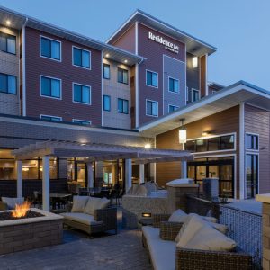Residence Inn Maple Grove Arbor Lakes Exterior at Night