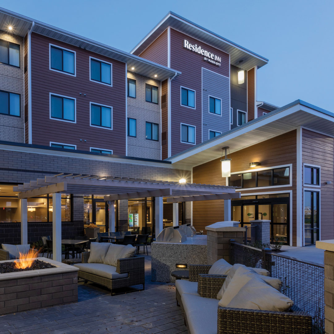 Residence Inn Maple Grove Arbor Lakes Exterior at Night
